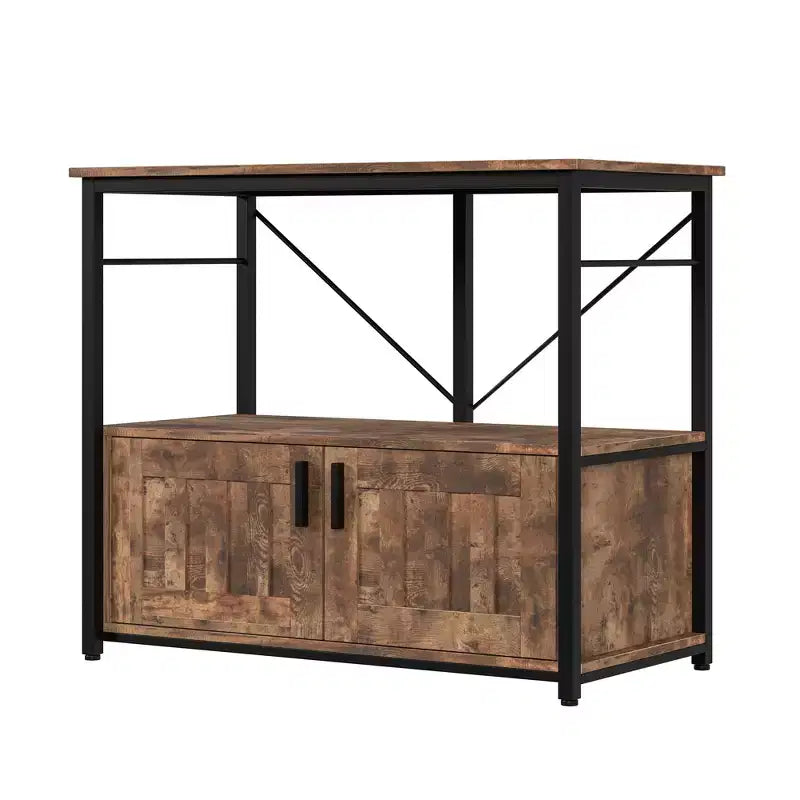 40–50 Gallon Aquarium Stand with Storage Cabinet – 660 lb Capacity, 2-Tier Design