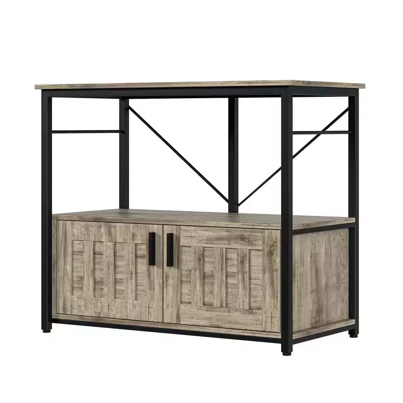 40–50 Gallon Aquarium Stand with Storage Cabinet – 660 lb Capacity, 2-Tier Design