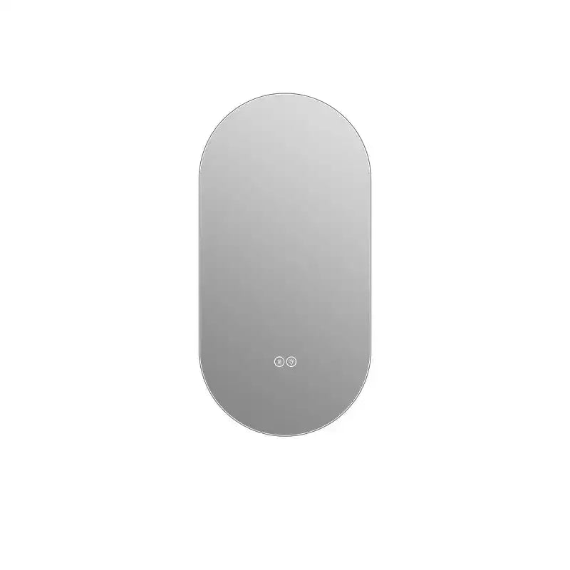 48"x24" Oval LED Touch Bathroom Mirror – Anti-Fog, 3 Color Temps, Wall Mount