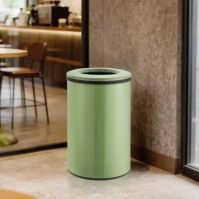 Commercial-Grade Open Top Trash Can, 10.6 Gallon Fingerprint-Proof Stainless Steel Garbage Can with Removable Inner Bucket for Kitchen, Restaurant