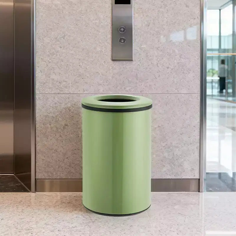 Commercial-Grade Open Top Trash Can, 10.6 Gallon Fingerprint-Proof Stainless Steel Garbage Can with Removable Inner Bucket for Kitchen, Restaurant
