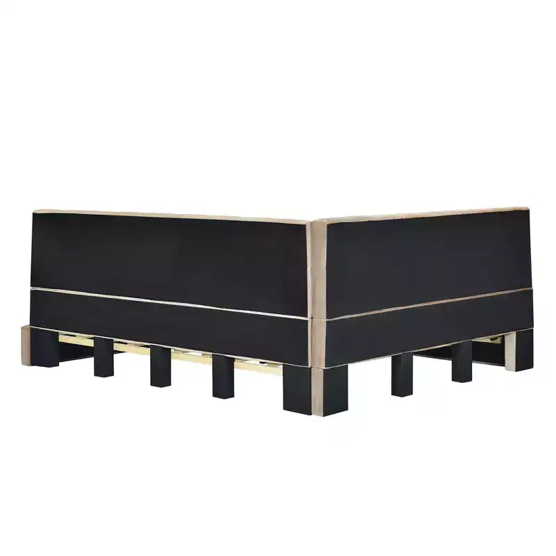 Platform Bed Frame with Adjustable Lumbar Support – 14" Height, Under-Bed Storage