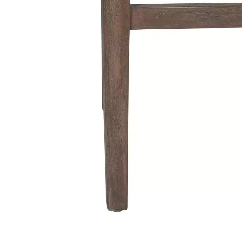 Tabouret de bar en rotin hauteur comptoir avec assise rembourrée et piètement en bois – Coton écru