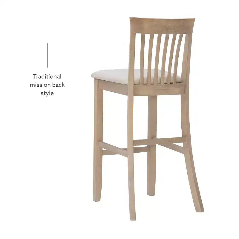 Tabouret de bar en bois