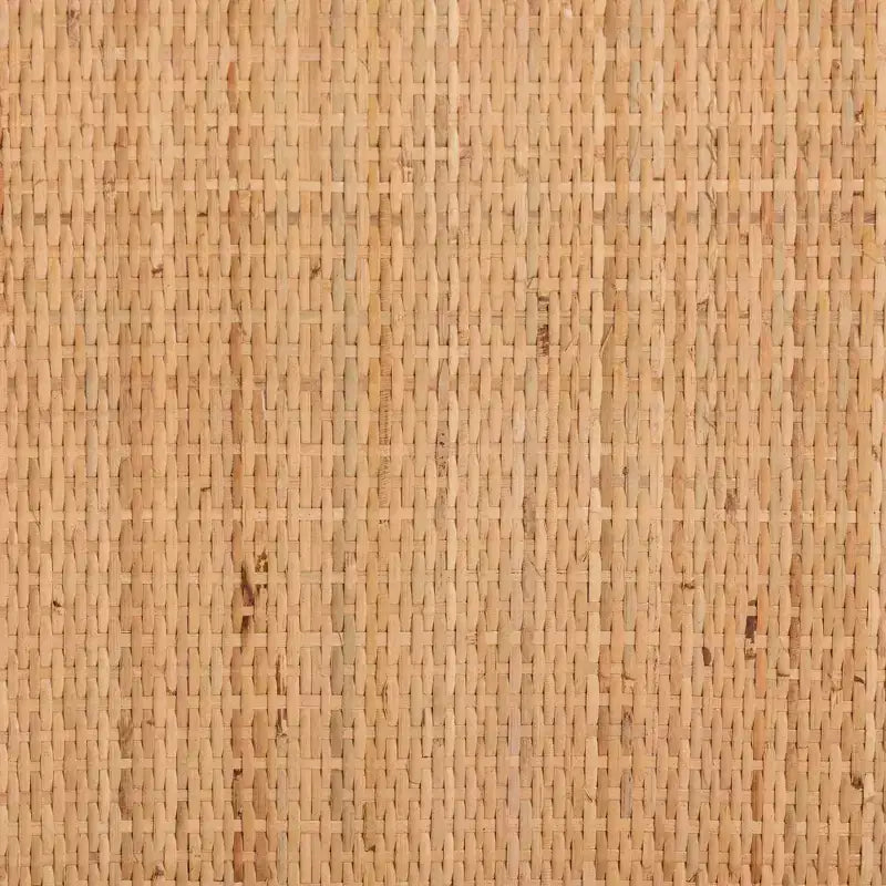 Dessert de vin en rotin brun naturel – Chariot de bar intérieur, aucun assemblage requis