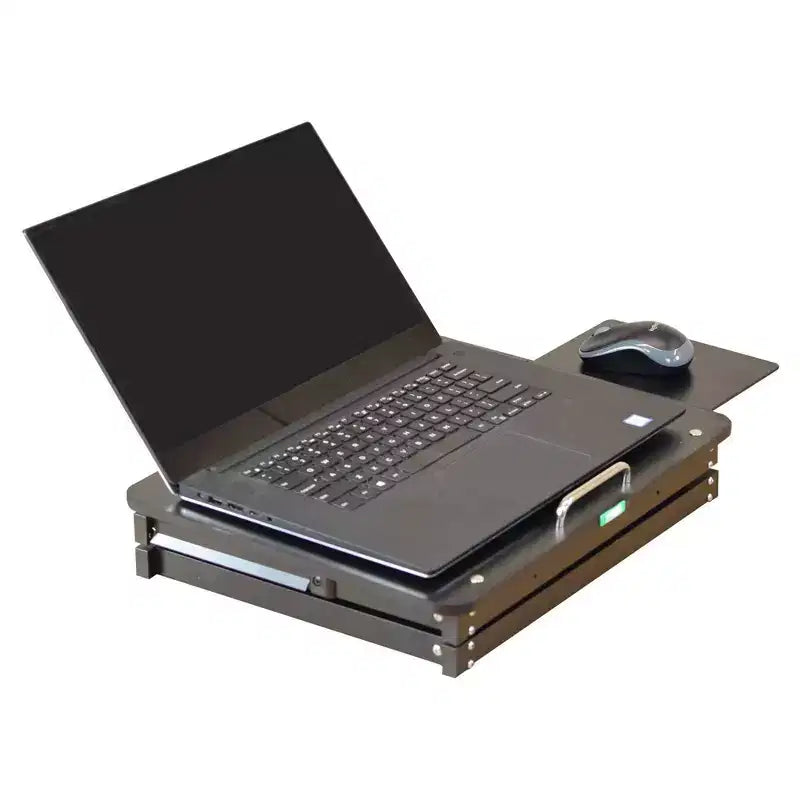 Portable Laptop Stand & Standing Desk Converter – Adjustable Height, No Assembly