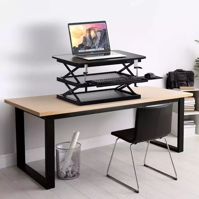 Tall Adjustable Standing Desk Riser – 4.5–21.5" Height Range, 30 lb Capacity