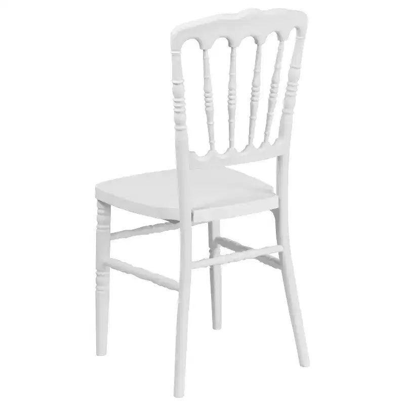 Resin Stacking Napoleon Chair – 800 lb Capacity, Indoor/Outdoor, Lightweight