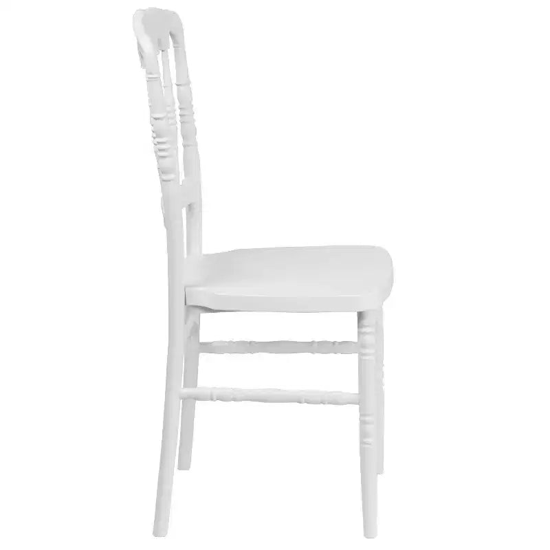Resin Stacking Napoleon Chair – 800 lb Capacity, Indoor/Outdoor, Lightweight