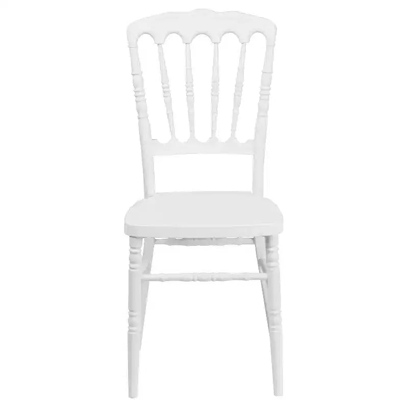 Resin Stacking Napoleon Chair – 800 lb Capacity, Indoor/Outdoor, Lightweight