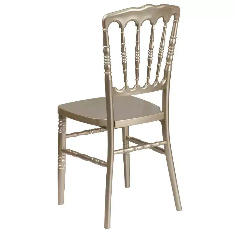 Resin Stacking Napoleon Chair – 800 lb Capacity, Indoor/Outdoor, Lightweight