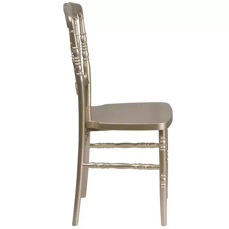 Resin Stacking Napoleon Chair – 800 lb Capacity, Indoor/Outdoor, Lightweight
