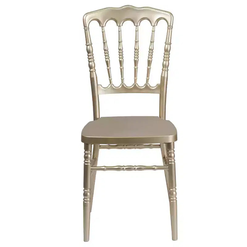 Resin Stacking Napoleon Chair – 800 lb Capacity, Indoor/Outdoor, Lightweight