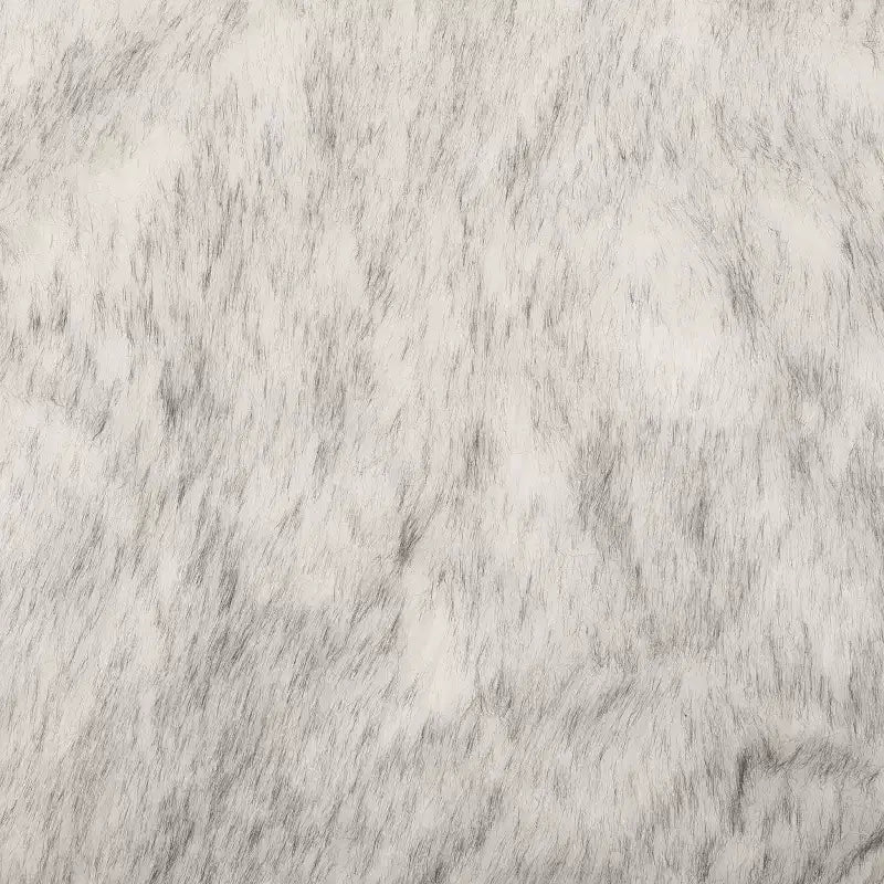 52" Modern Glam Short Faux Fur Bean Bag Chair – Indoor Lounge Seating