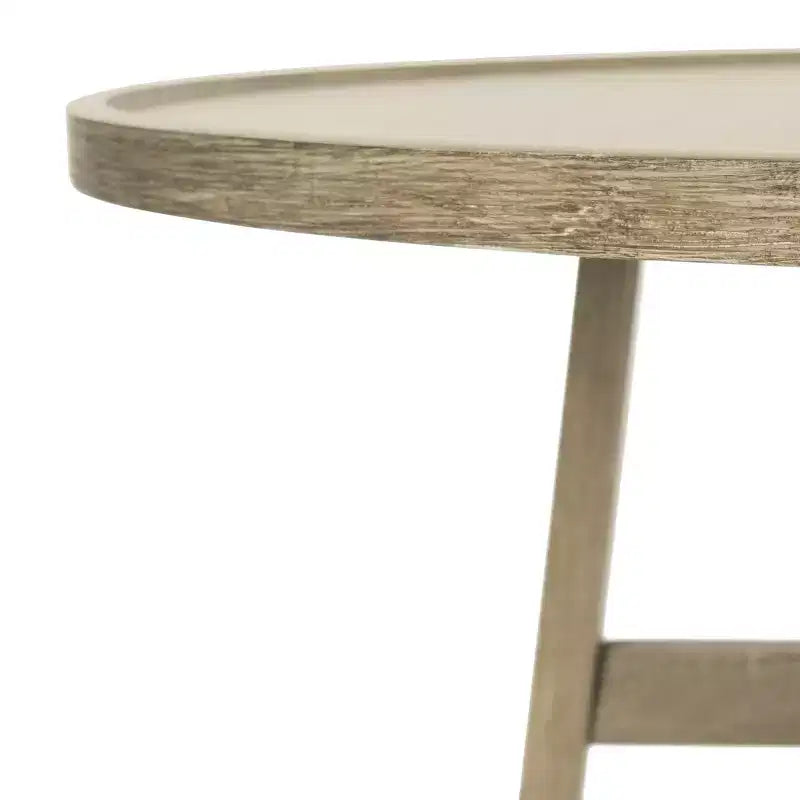 Table basse avec cadre en MDF et pieds en fer