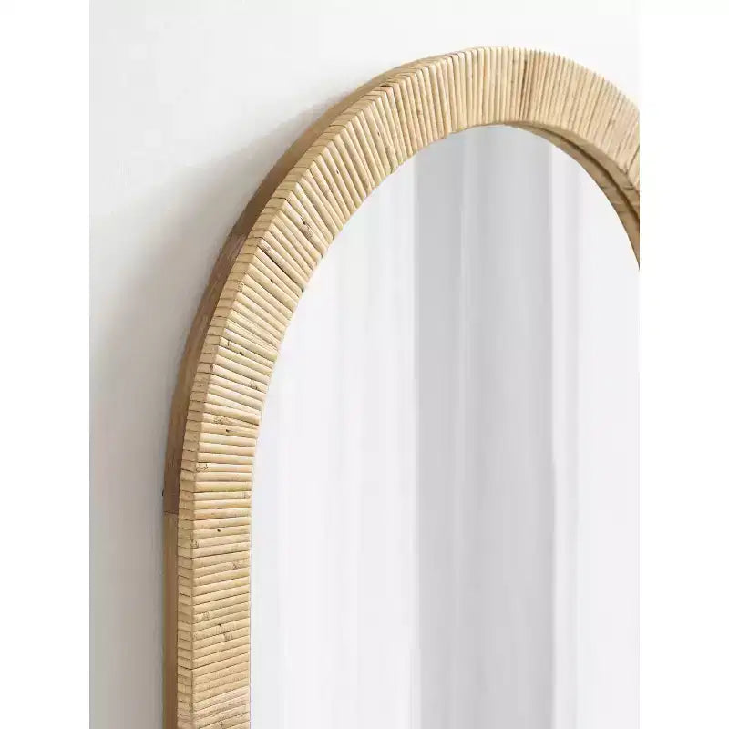 Miroir Mural Cadre Arc 20x30 Naturel