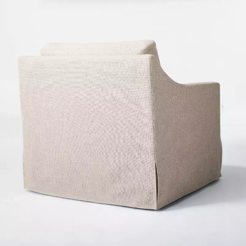 Fauteuil pivotant rembourré