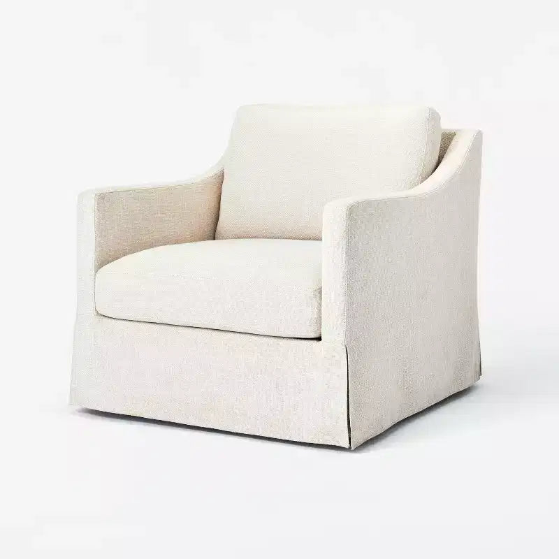 Fauteuil pivotant rembourré