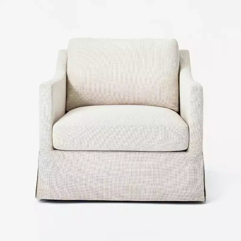 Fauteuil pivotant rembourré