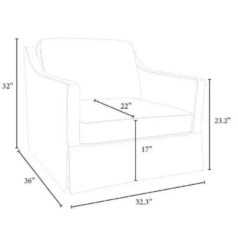Fauteuil pivotant rembourré