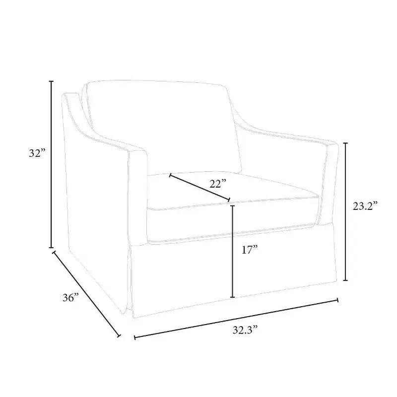 Fauteuil pivotant rembourré
