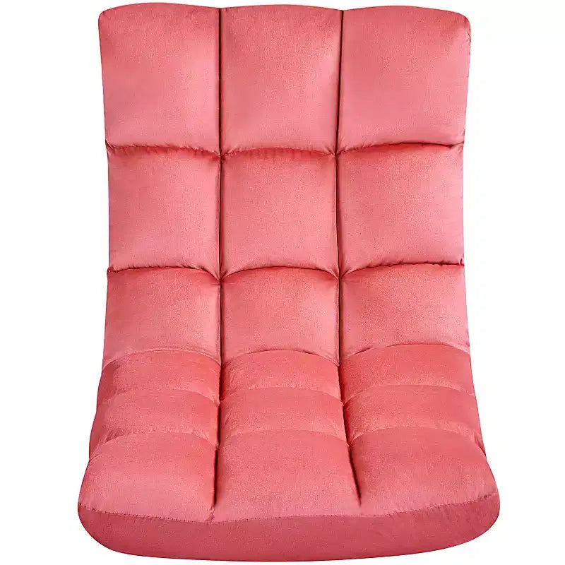Fauteuil de sol pliant avec dossier – 14 positions, capacité de 90 kg