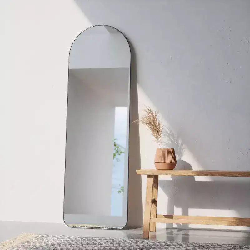 Miroir décoratif mural arqué 20" x 62"