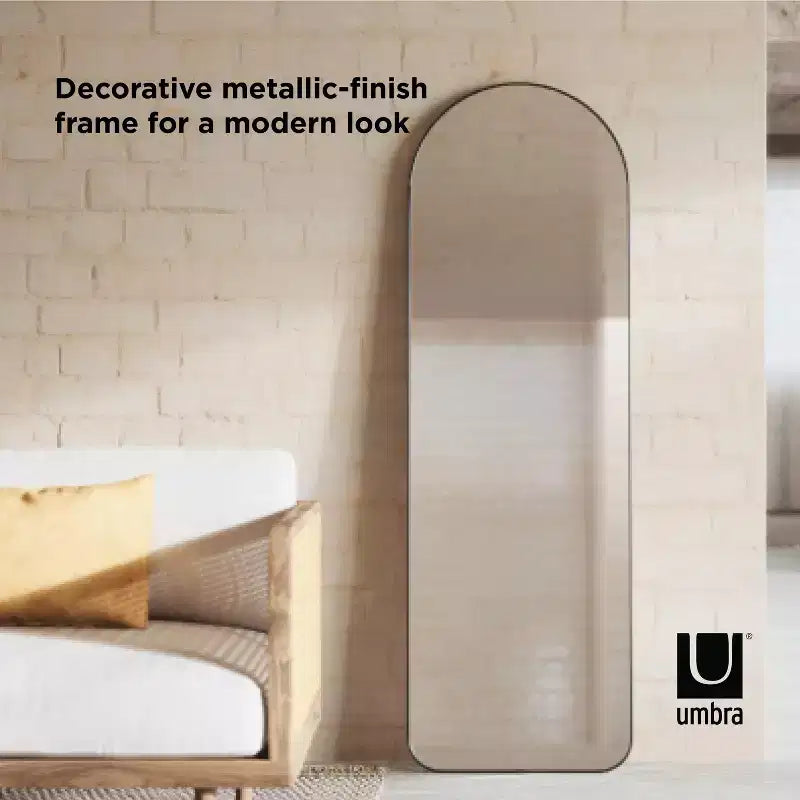 Miroir décoratif mural arqué 20" x 62"
