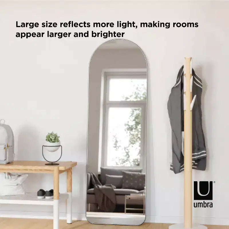 Miroir décoratif mural arqué 20" x 62"