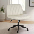 Chaise de bureau à roulettes - Beige