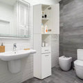 Meuble d'angle de 181,6 cm avec 2 portes et 1 tiroir – Tour de rangement pour salle de bain, salon et cuisine