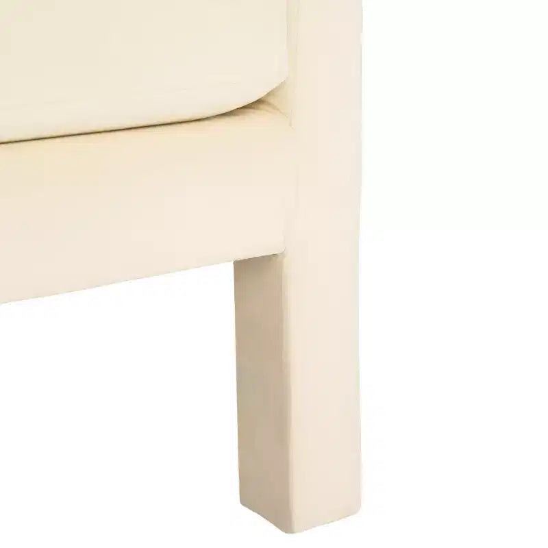 Fauteuil d'appoint - Rembourré en velours avec cadre en bois