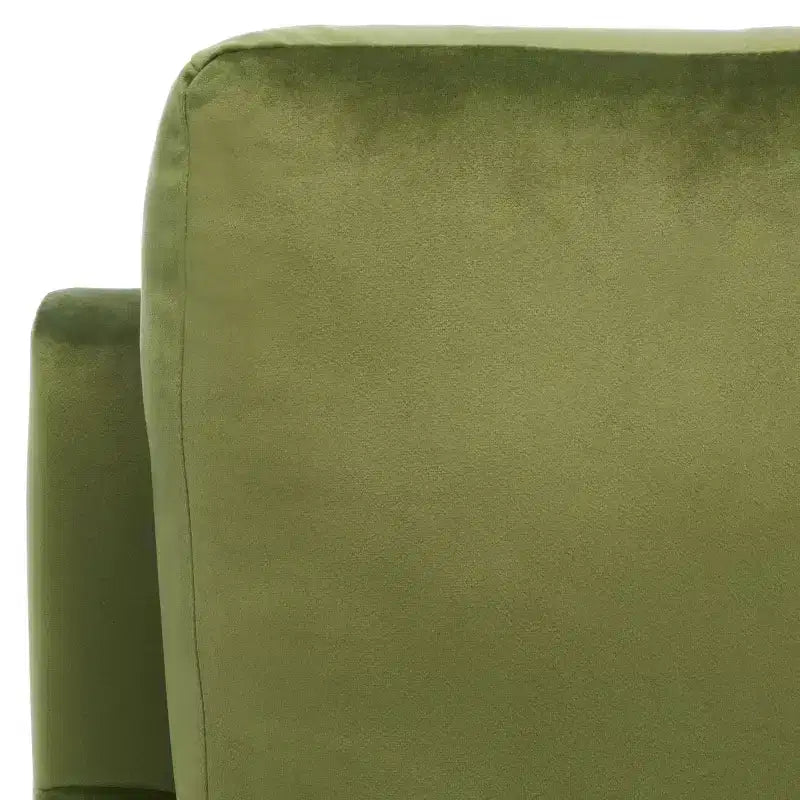 Fauteuil d'appoint - Rembourré en velours avec cadre en bois