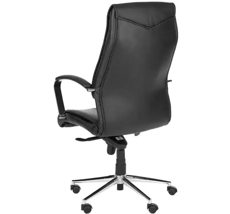 Chaise de bureau pivotante - Réglable en hauteur - Noire