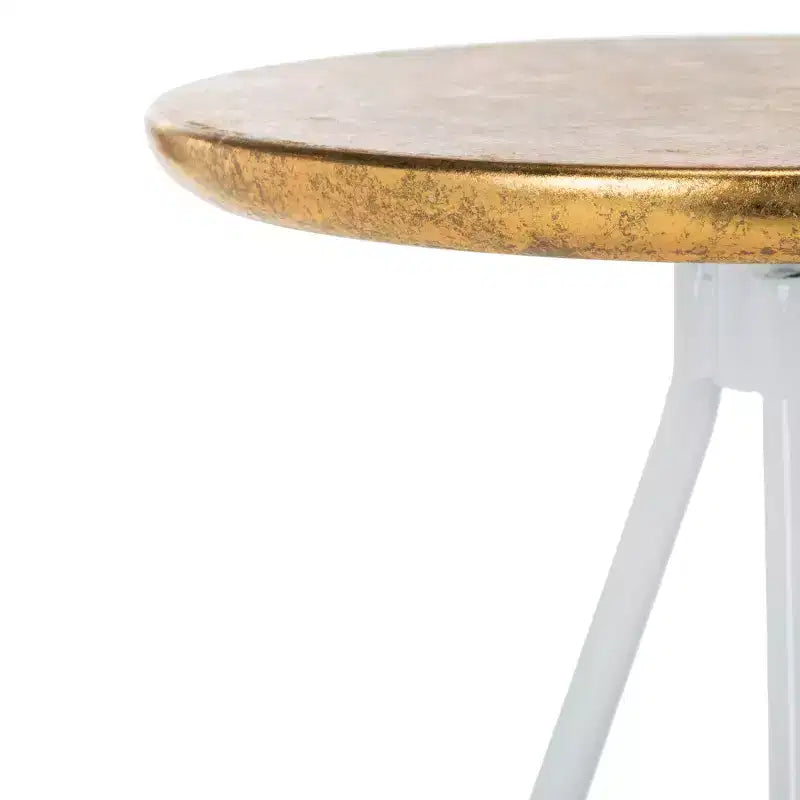 Tabouret de comptoir - Or/Blanc
