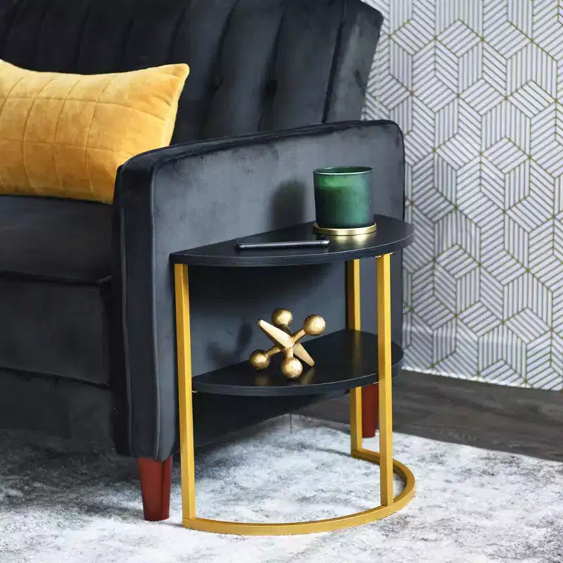 Table d'appoint demi-lune