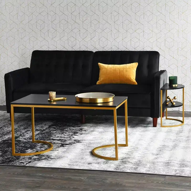 Table d'appoint demi-lune