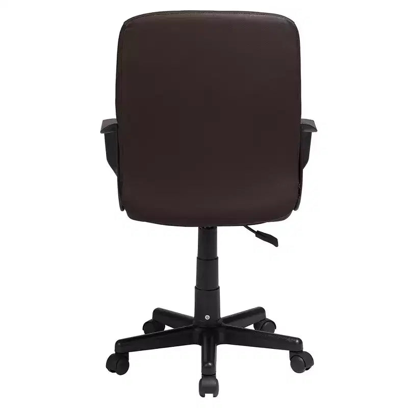 Chaise de bureau à dossier mi-hauteur réglable avec accoudoirs