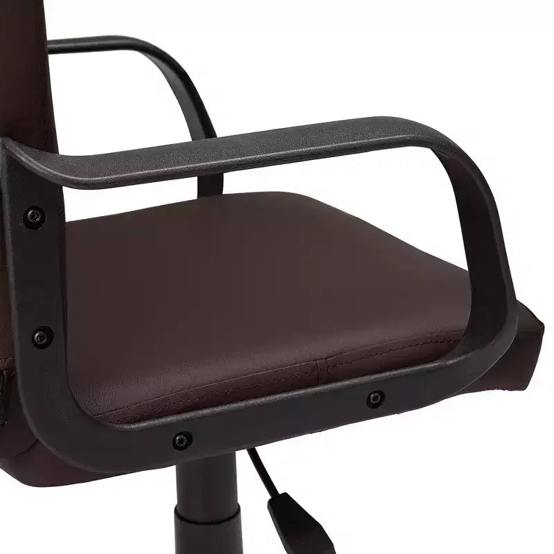 Chaise de bureau à dossier mi-hauteur réglable avec accoudoirs