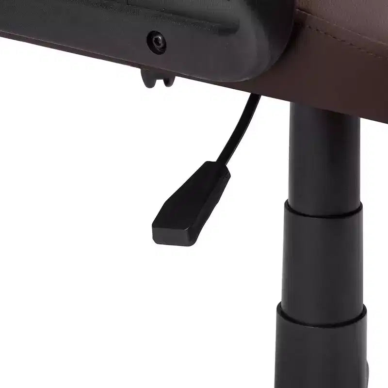 Chaise de bureau à dossier mi-hauteur réglable avec accoudoirs