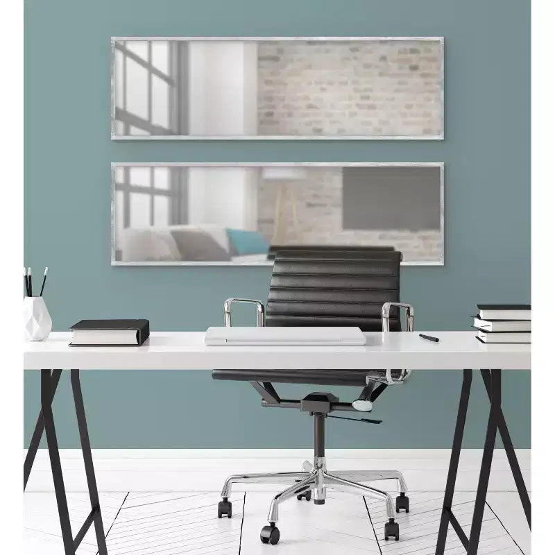 Miroir mural décoratif encadré de 40 x 120 cm