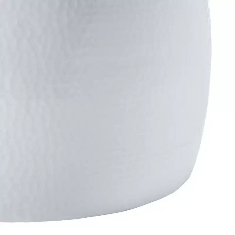 Tabouret de table rond en aluminium martelé – Argent, capacité de 125 kg