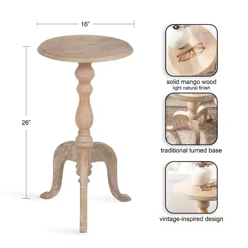 Table d'appoint en bois